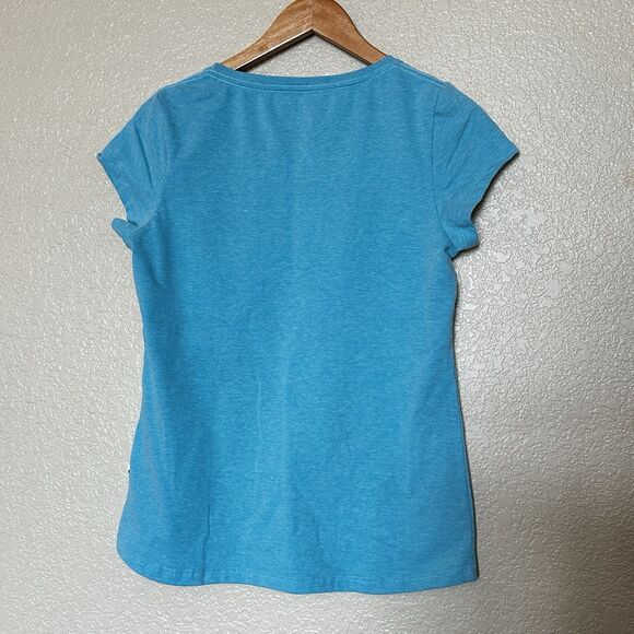 Charles Darwin Research Station Sea Turtle Print T-shirt Size Large Green Shirt - Picture 3 of 5